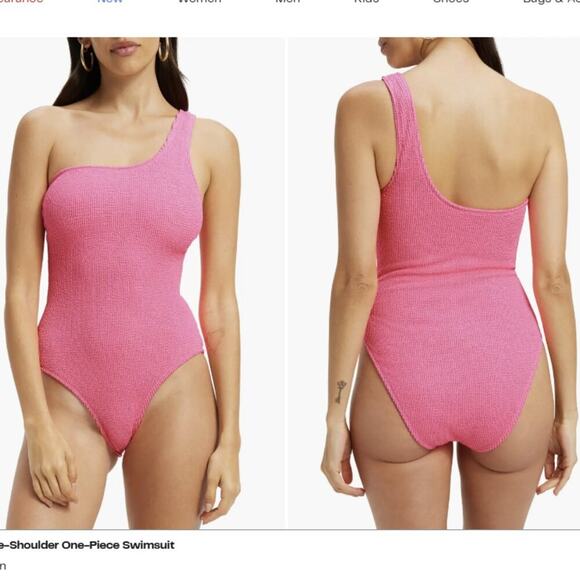 Good American Swim Always Fits One-Shoulder One-Piece Swimsuit NEW - Picture 6 of 6